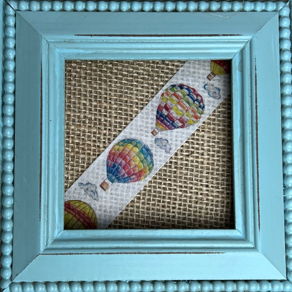 Hot Air Balloon Festival, Rainbow Designed Balloons, 30mm Washi Tape, 1 Roll - Picture 2 of 13